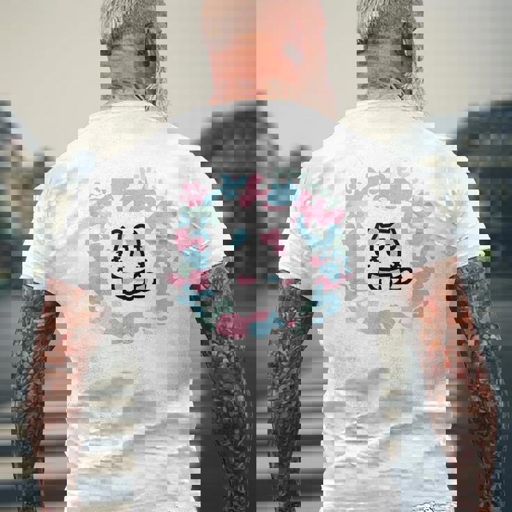 びーえするるる【Bsテレ東公式】カモフラージュ柄tシャツ（ホワイト） メンズTシャツ バックプリント 高齢者への贈り物