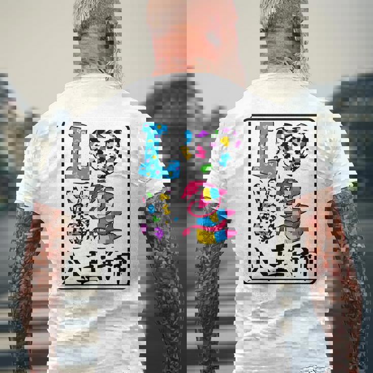 アイ・ラブ・八王子市 I Love 八王子市 私は愛してる八王子市 メンズTシャツ バックプリント 高齢者への贈り物