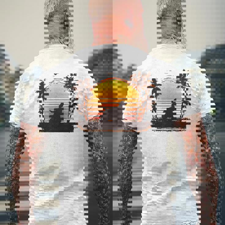 アメリカン・コッカー・スパニエル 犬種 メンズTシャツ バックプリント 高齢者への贈り物