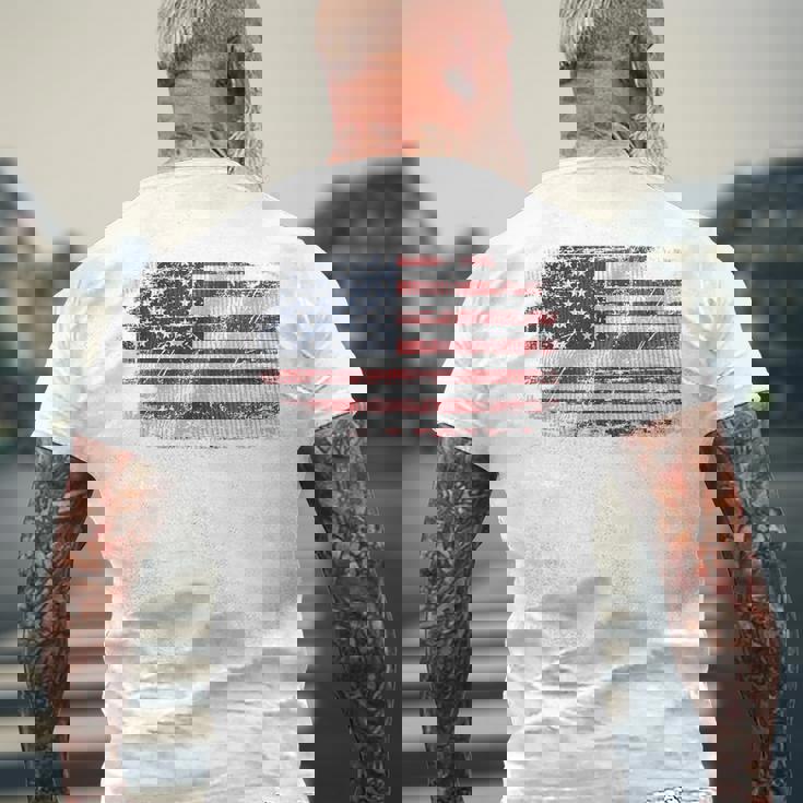 アメリカ国旗 アメリカ 星条旗 Usa Flagtars Andtripes メンズTシャツ バックプリント 高齢者への贈り物