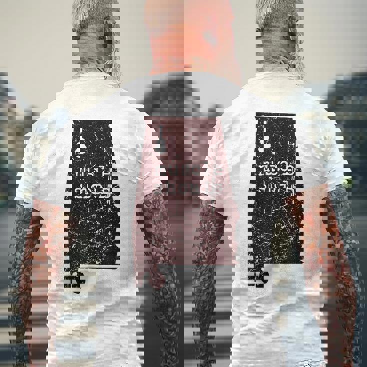 アラバママップ マッスルショールズ 録音 キャピタルロック グラフィック メンズTシャツ バックプリント 高齢者への贈り物