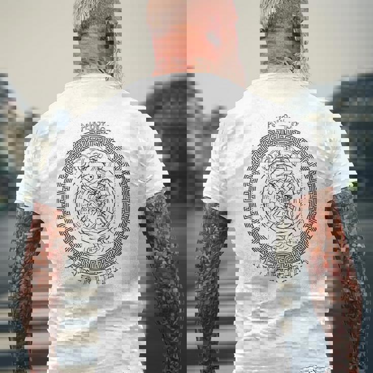 アンティキテラ メカニズム 線引き 長袖tシャツ メンズTシャツ バックプリント 高齢者への贈り物