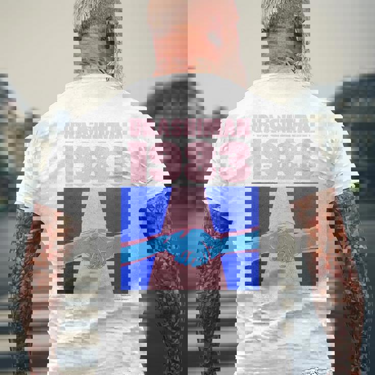 ウラシマン D メンズTシャツ バックプリント 高齢者への贈り物