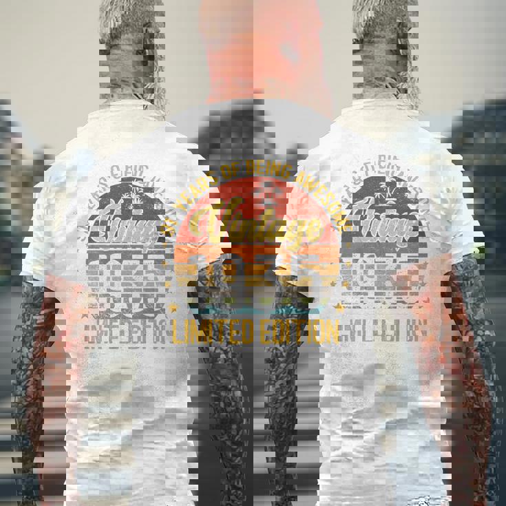 オンバック レトロ ヴィンテージ 1935年3月 91歳 91歳の誕生日 メンズTシャツ バックプリント 高齢者への贈り物