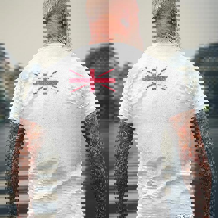 オーストラリア国旗オーストラリアユニオンジャック メンズTシャツ バックプリント 高齢者への贈り物