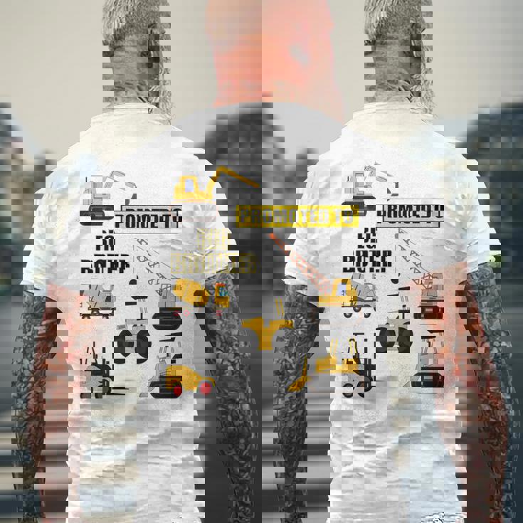 キッズ Big Brother ブルドーザーフォークリフトショベルに昇進。 メンズTシャツ バックプリント 高齢者への贈り物