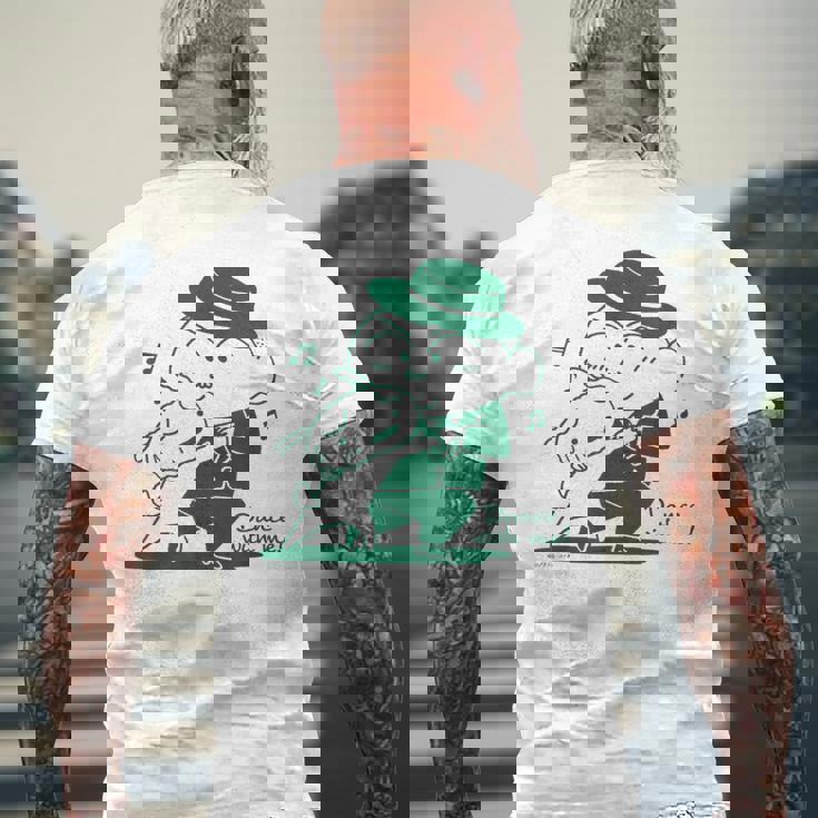 クレヨンしんちゃん マサオくんと踊ろう！ メンズTシャツ バックプリント 高齢者への贈り物