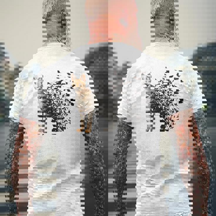 サーバルキャット 長袖tシャツ メンズTシャツ バックプリント 高齢者への贈り物