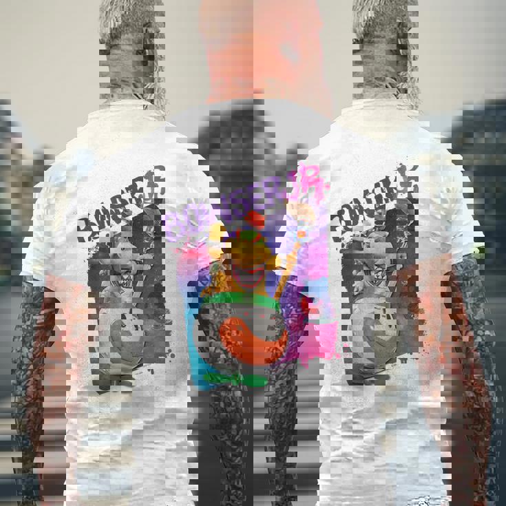 ザ・スーパーマリオギャラクシー・ムービー Bowser Jr Takes Over メンズTシャツ バックプリント 高齢者への贈り物