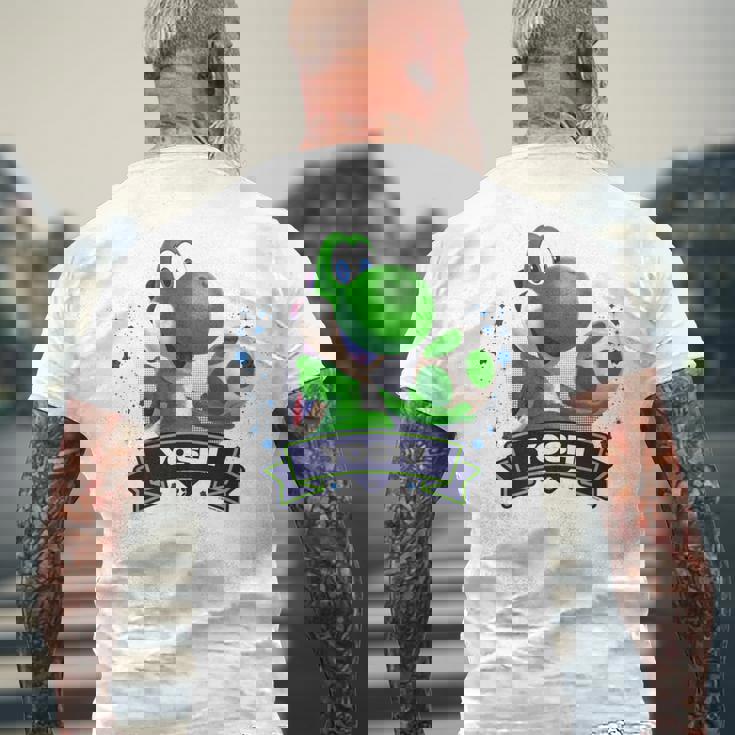 ザ・スーパーマリオギャラクシー・ムービー Yoshi Champion 長袖tシャツ メンズTシャツ バックプリント 高齢者への贈り物