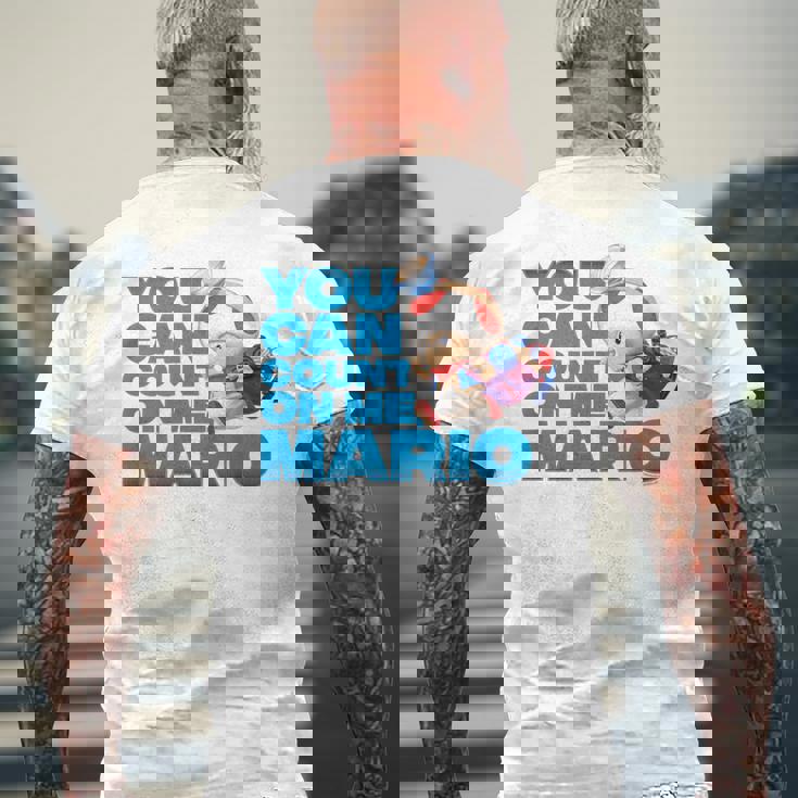 ザ・スーパーマリオギャラクシー・ムービーtoad Count On Me In Thetars メンズTシャツ バックプリント 高齢者への贈り物