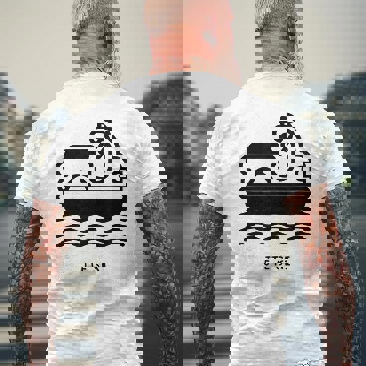 ジェットスキー メンズTシャツ バックプリント 高齢者への贈り物