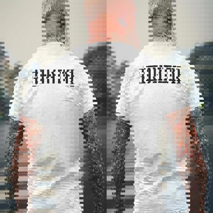 ジブラルタル メンズTシャツ バックプリント 高齢者への贈り物