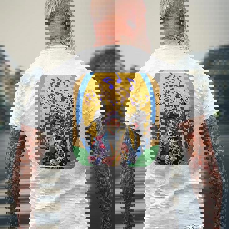 ジャズは メンズTシャツ バックプリント 高齢者への贈り物