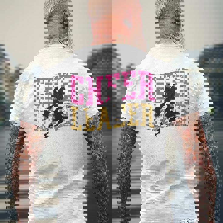 チア チアリーディング チアリーダー 長袖tシャツ メンズTシャツ バックプリント 高齢者への贈り物