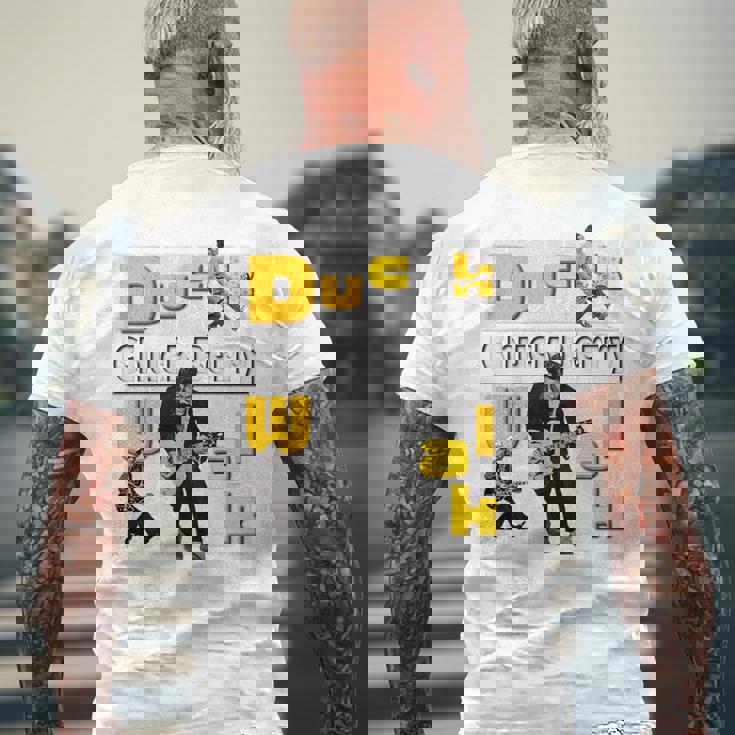 チャックベリー_003_Back Printed メンズTシャツ バックプリント 高齢者への贈り物