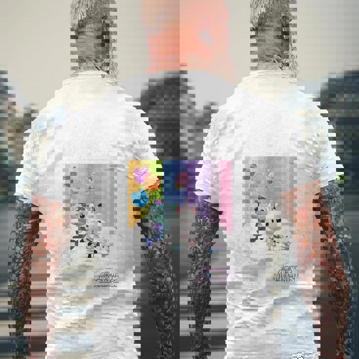 ドリームワークス ギャビーのドールハウス 誕生日 メンズTシャツ バックプリント 高齢者への贈り物