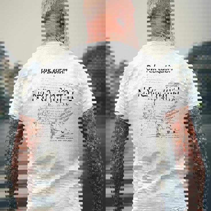 ドレイクの方程式を使用したデザイン エイリアンシビルを探す メンズTシャツ バックプリント 高齢者への贈り物