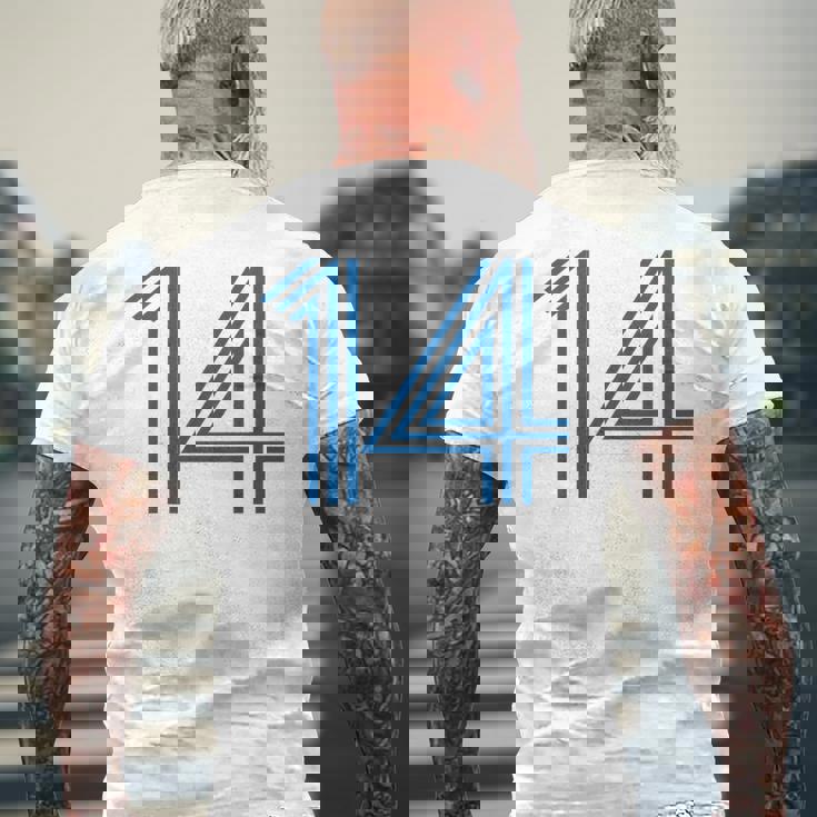 ナンバー14 シャツ レトロユニフォーム ヨーロッパスタイル バックプリントジャージ メンズTシャツ バックプリント 高齢者への贈り物