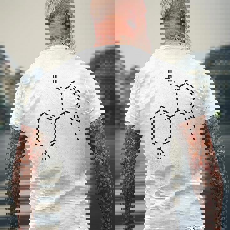 ニコチンの化学構造 メンズTシャツ バックプリント 高齢者への贈り物