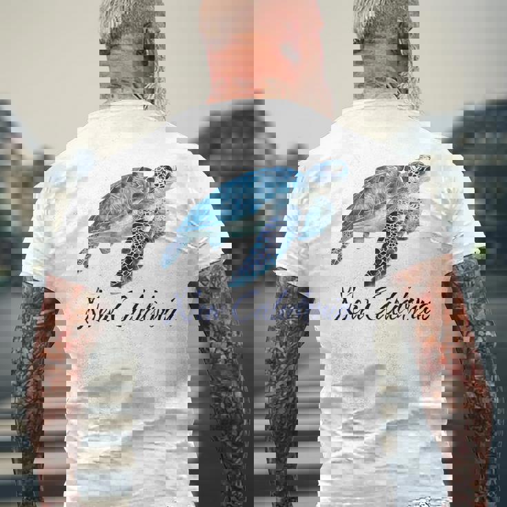 ニューカレドニア メンズTシャツ バックプリント 高齢者への贈り物