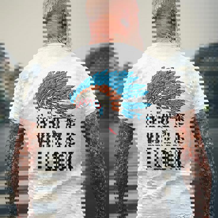 ネイティブ・アメリカン・インディアン I'm Not As 先住民族 メンズTシャツ バックプリント 高齢者への贈り物