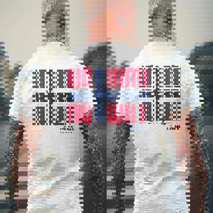 ノルウェーの国旗またはノルウェーの日のノルウェーの国旗 Norway Flag Yttende Mai メンズTシャツ バックプリント 高齢者への贈り物