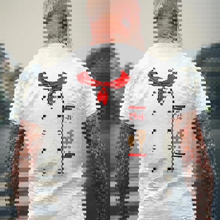 ハロウィン キッズ ドレスアップ シェフ コスチューム キッズ シェフコート メンズTシャツ バックプリント 高齢者への贈り物