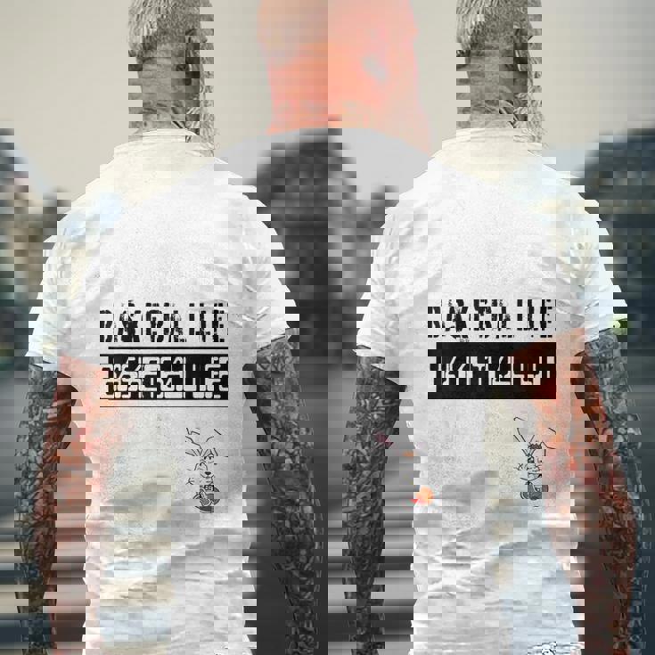 バスケットボール Basketball Life ラビット メンズTシャツ バックプリント 高齢者への贈り物