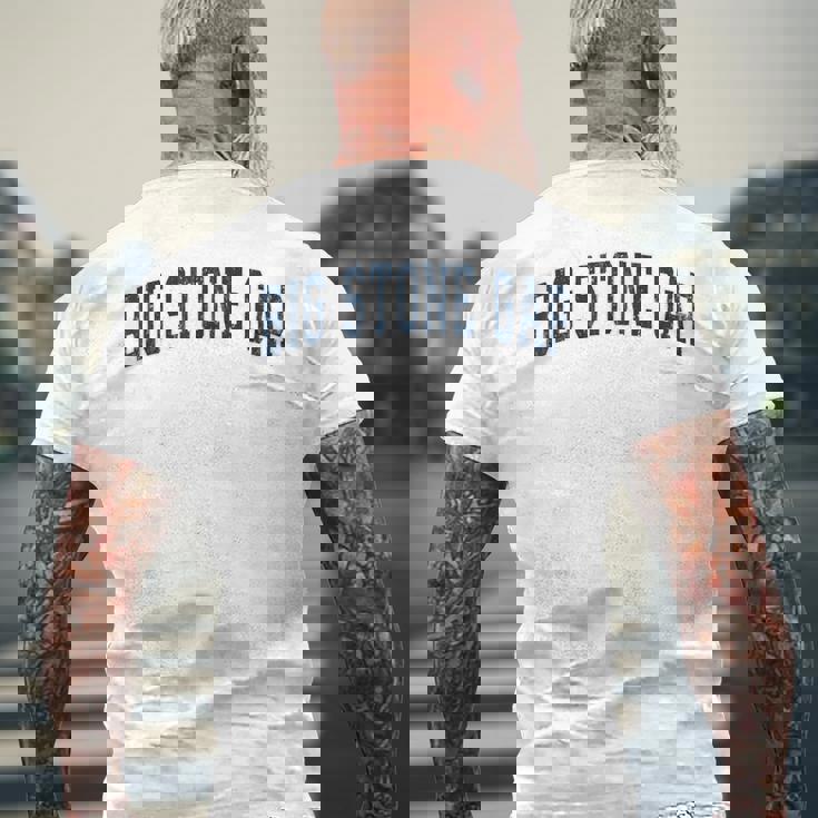 ビッグストーンギャップ バージニアva ヴィンテージ スポーツデザイン ネイビーデザイン メンズTシャツ バックプリント 高齢者への贈り物