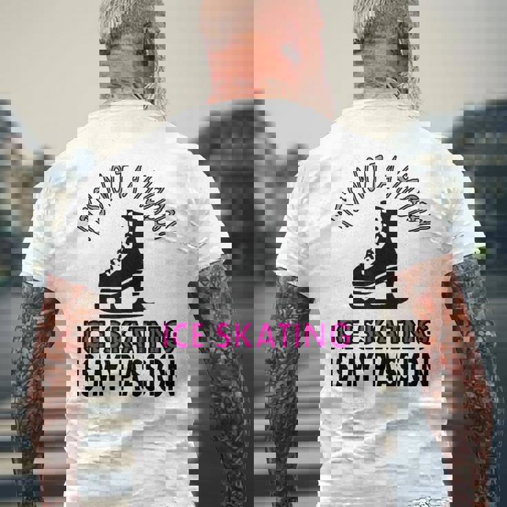 フィギュアスケート スポーツ フィギュア スケーター ギフト アイデア メンズTシャツ バックプリント 高齢者への贈り物