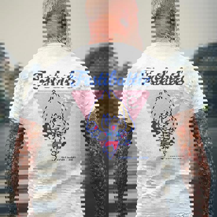 フェスバ ワンポイントマリオン メンズTシャツ バックプリント 高齢者への贈り物