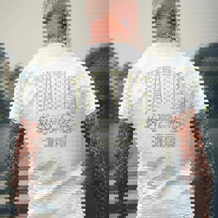 フェルナンド・タティス・ジュニア・サンディエゴ・ベースボール・セント・パトリックズ・クローバー メンズTシャツ バックプリント 高齢者への贈り物