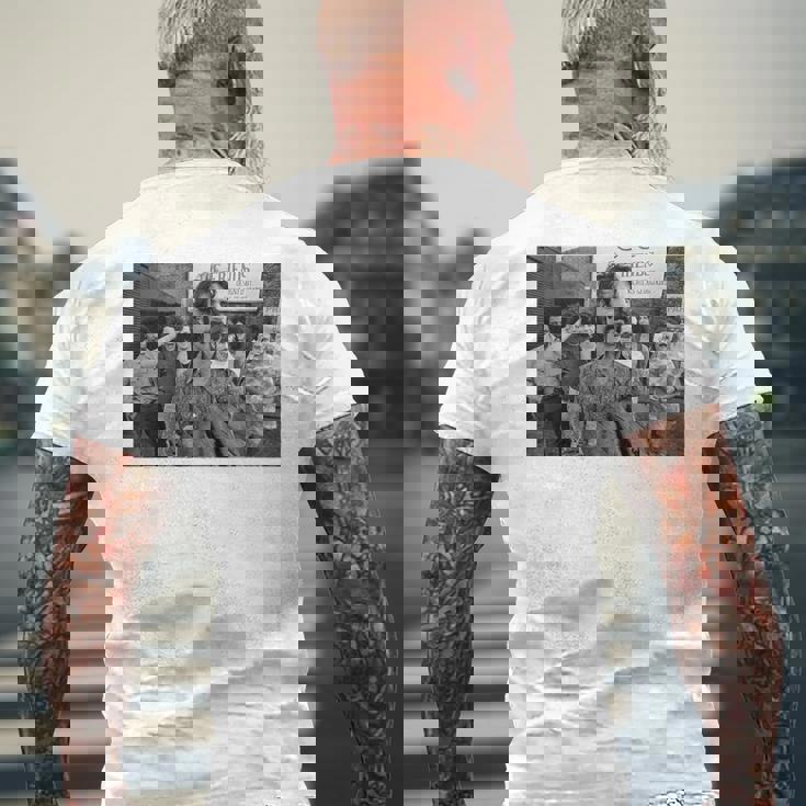 フランク・ザッパ ジョージ・デューク マザーズ 発明 チュンガの復讐 メンズTシャツ バックプリント 高齢者への贈り物