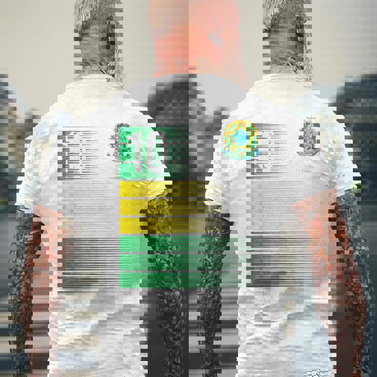 ブラジル国旗 10番 ブラジル サッカー メンズ レディース ボーイズ ガールズ キッズ メンズTシャツ バックプリント 高齢者への贈り物
