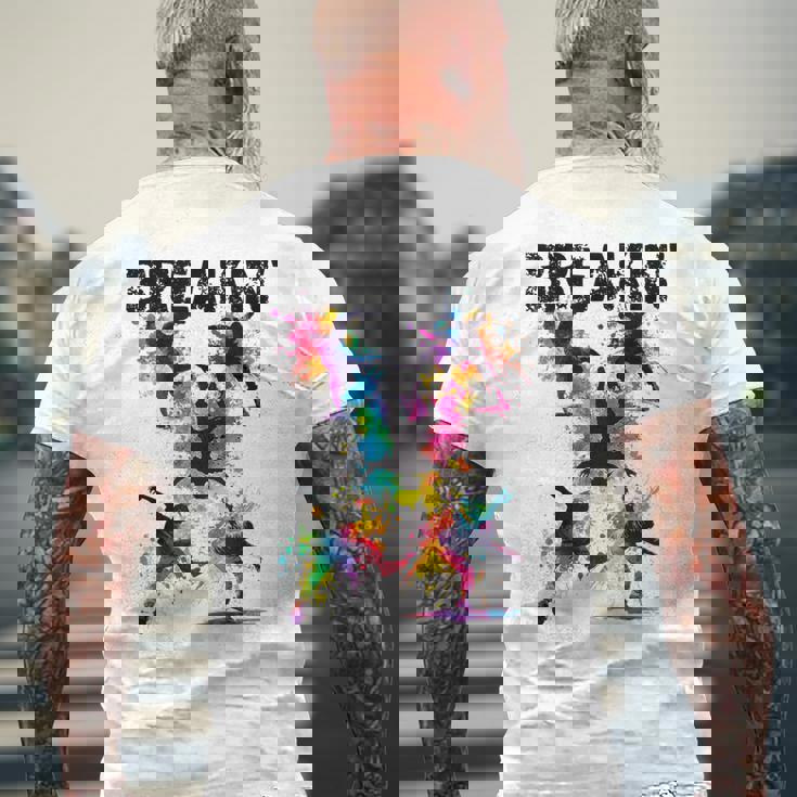 ブレイキン 面白いtシャツ ブレイクダンス おもしろtシャツ ダンス メンズ 文字入り おもしろ おもしろい メンズTシャツ バックプリント 高齢者への贈り物