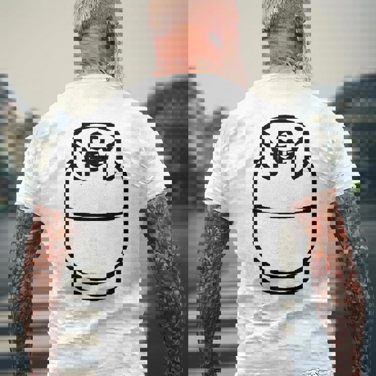 プロパンタンクコスチューム ハロウィン グリル クック グループコスチューム メンズTシャツ バックプリント 高齢者への贈り物