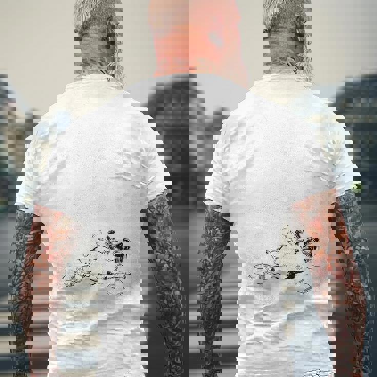 モテるデブ パピヨン グッズ ぽっちゃり 犬 おもしろ 面白い ネタ 笑える 和風 メンズTシャツ バックプリント 高齢者への贈り物