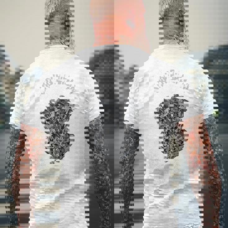 ヴィンテージ Hd オートバイtwin ショベルヘッド エンジン ドローイング バイカー 長袖tシャツ メンズTシャツ バックプリント 高齢者への贈り物