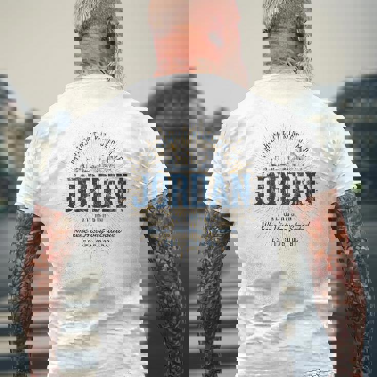 ヴィンテージ ヨルダン レトロ メンズTシャツ バックプリント 高齢者への贈り物