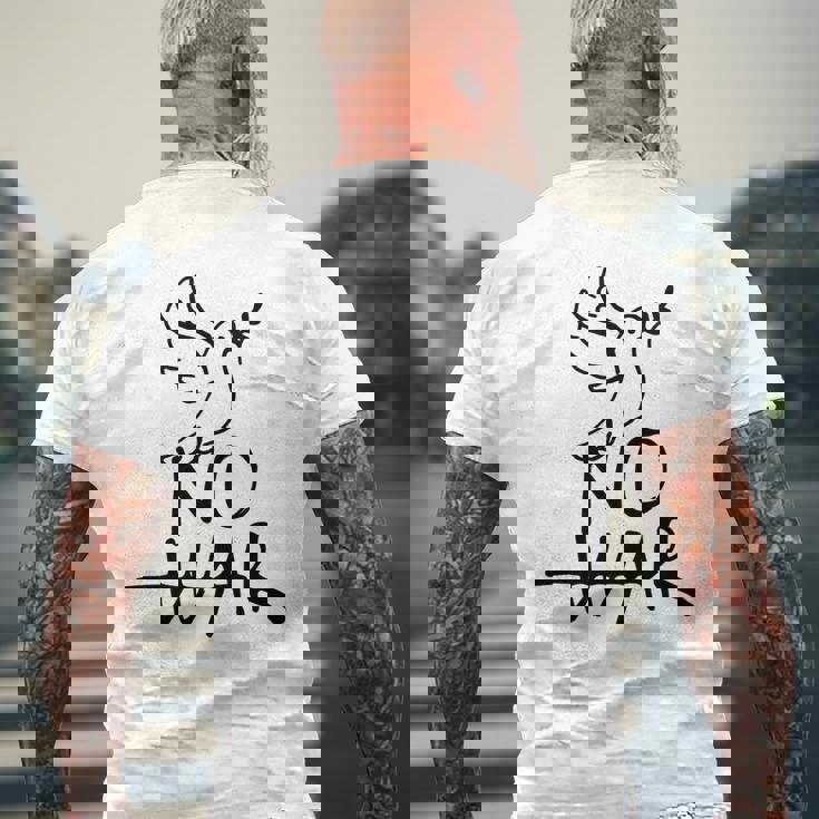 不戦の鳩 世界平和の象徴 ホープ・ハーモニー・フェスティバル No War Dove Of Wolrd Peace 長袖tシャツ メンズTシャツ バックプリント 高齢者への贈り物