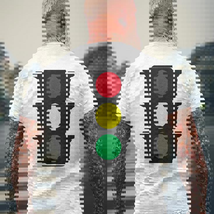 信号機の衣装 メンズTシャツ バックプリント 高齢者への贈り物