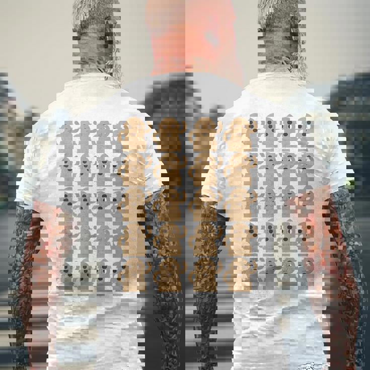 埴輪 ハニワ はにわ メンズTシャツ バックプリント 高齢者への贈り物