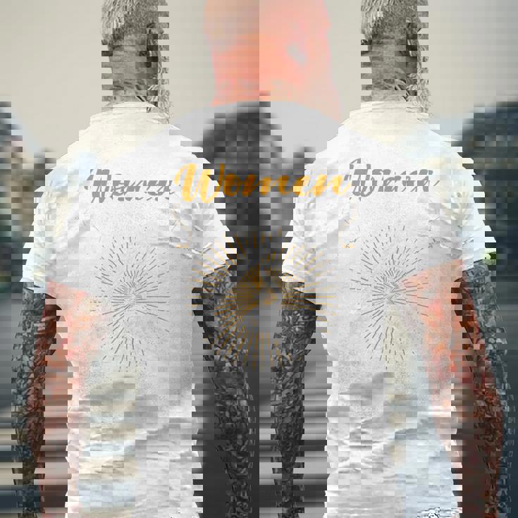 バックプリント 女は私を欲しがる 魚は私を恐れる 長袖tシャツ メンズTシャツ バックプリント 高齢者への贈り物