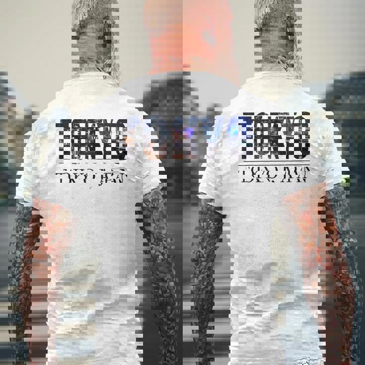 東京ジャパン メンズ レディース シティデザイン メンズTシャツ バックプリント 高齢者への贈り物