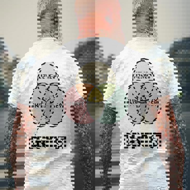 歯医者さんtシャツ Intelligent Andexy メンズTシャツ バックプリント 高齢者への贈り物