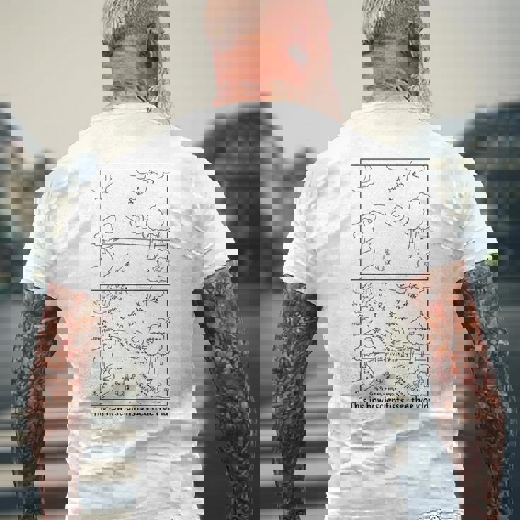 科学どこでも物理化学エレクトロニクス 長袖tシャツ メンズTシャツ バックプリント 高齢者への贈り物