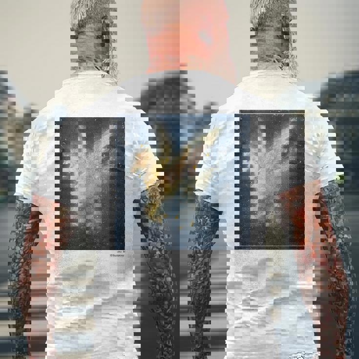 詩とメルヘン 牧野 鈴子 ペガサス メンズTシャツ バックプリント 高齢者への贈り物