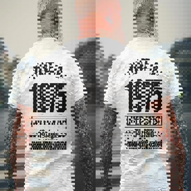 限定版 1975年 誕生日 1975年 1975年生まれ メンズTシャツ バックプリント 高齢者への贈り物