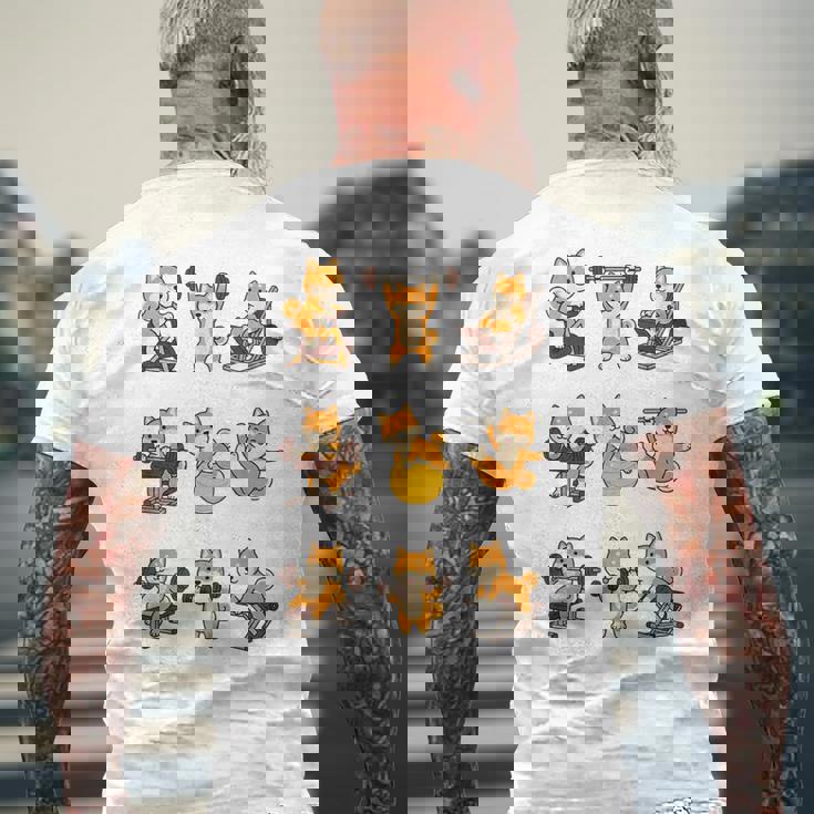 面白いtシャツ 柴犬 筋トレ ジム イヌ グッズ かわいい おもしろ 面白い 服 ネタ おもしろtシャツ メンズTシャツ バックプリント 高齢者への贈り物